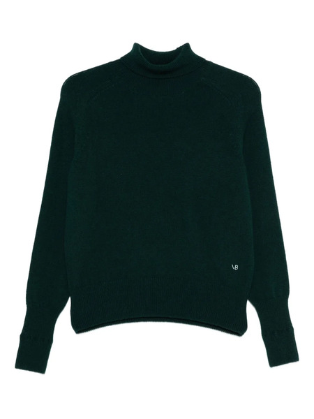  Victoria Beckham High-neck Wool Jumper - Green 