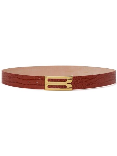  Victoria Beckham Jumbo Frame Belt - Red 