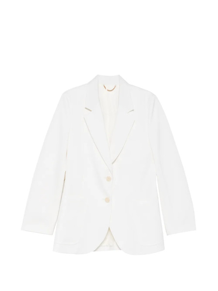  Victoria Beckham Katherine Patch Pocket Jacket - White 