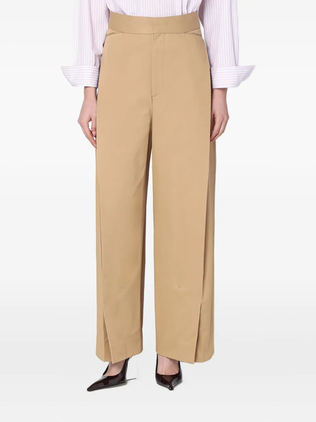  Victoria Beckham Layered-effect Trousers - Neutrals 