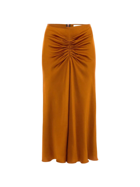  Victoria Beckham Midi Bela Skirt - Orange 