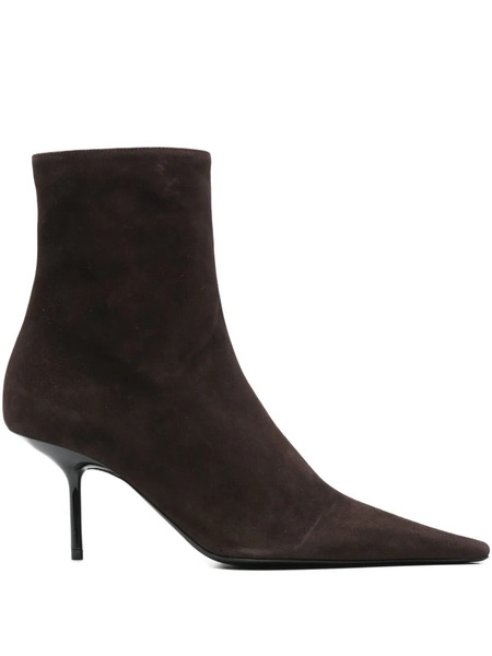  Victoria Beckham 45mm Suede Boots - Brown 