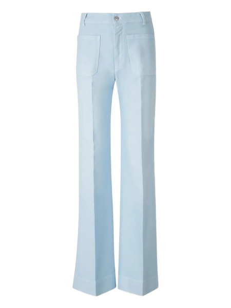 Victoria Beckham Patch-pocket Flared Jeans - Blue 