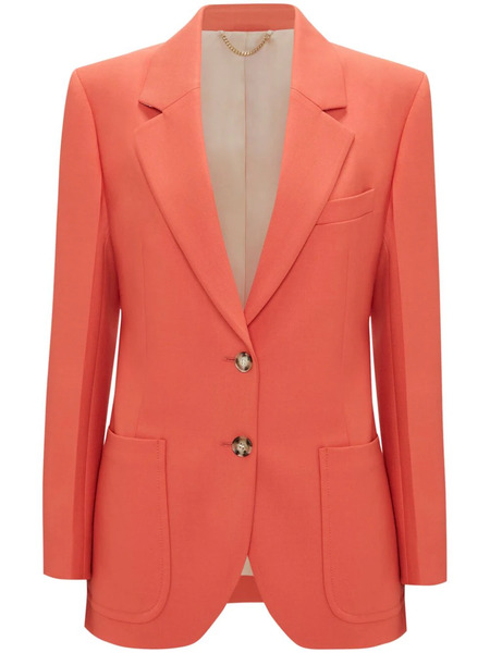  Victoria Beckham Patch-pocket Single-breasted Blazer - Orange 