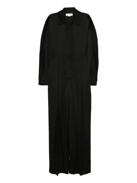  Victoria Beckham Pleated Cinched Jumpsuit - Black 