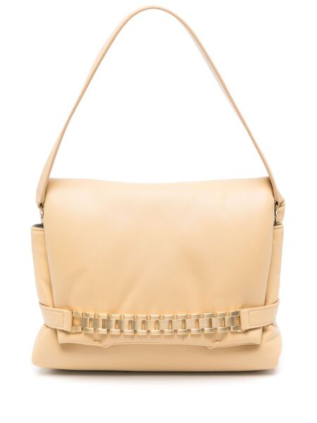  Victoria Beckham Puffy Chain Shoulder Bag - Neutrals 