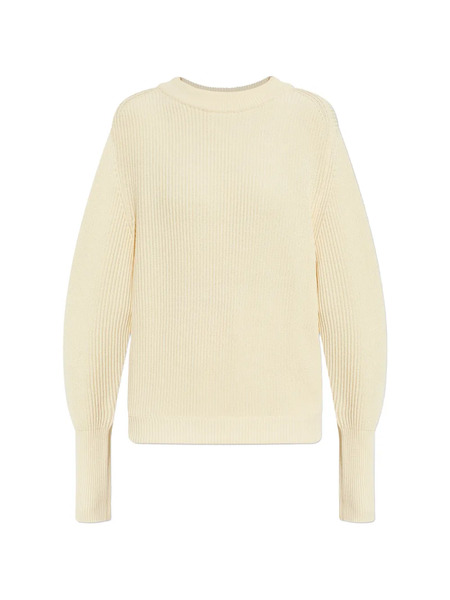 Victoria Beckham Ribbed Relaxed-fit Jumper - Neutrals 
