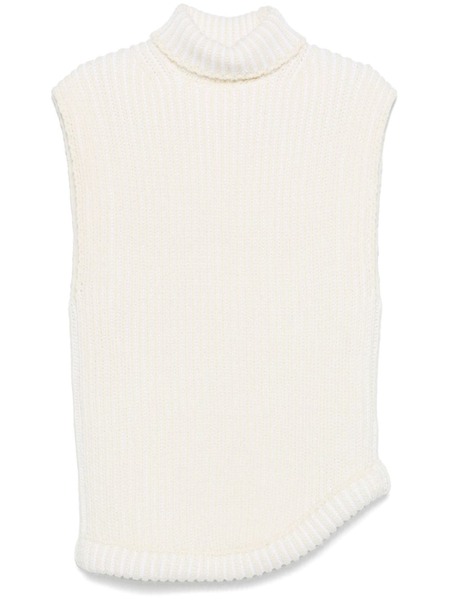  Victoria Beckham Roll-neck Vest - Neutrals 