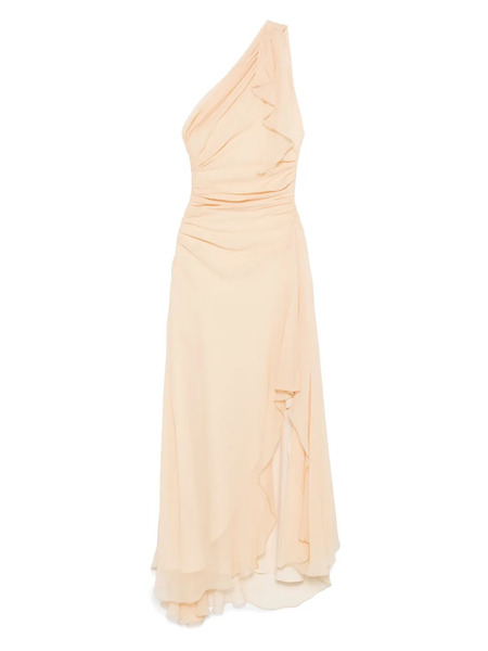  Victoria Beckham Ruched Maxi Dress - Yellow 