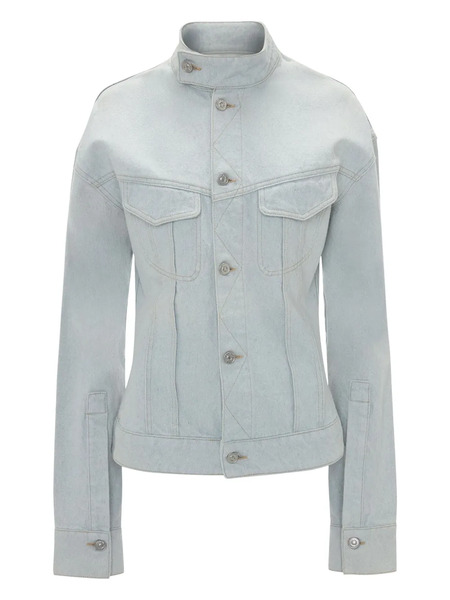  Victoria Beckham Sculptural Denim Jacket - Blue 