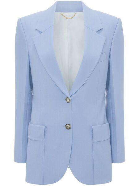  Victoria Beckham Single-breasted Blazer - Blue 
