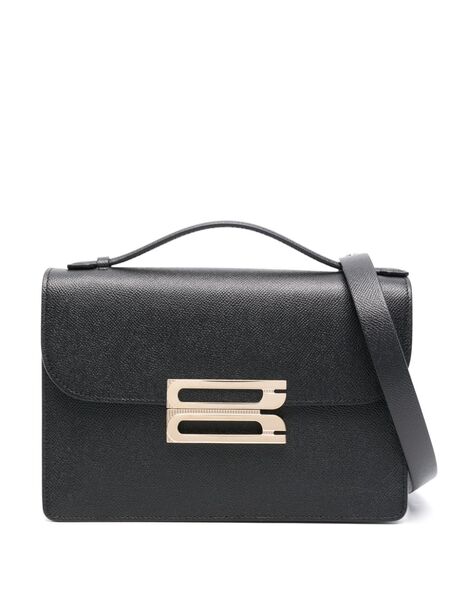  Victoria Beckham Small Leather Tote Bag - Black 