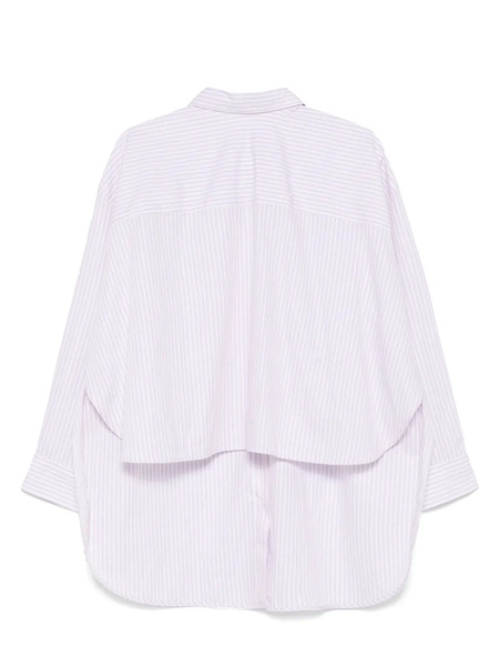  Victoria Beckham Striped Shirt - Purple 