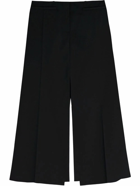  Victoria Beckham Tailored Wool Midi Skirt - Black 