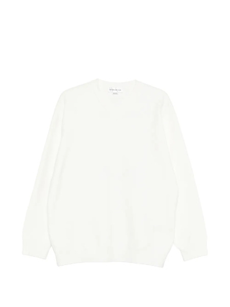  Victoria Beckham V-neck Long-sleeve Sweatshirt - White 