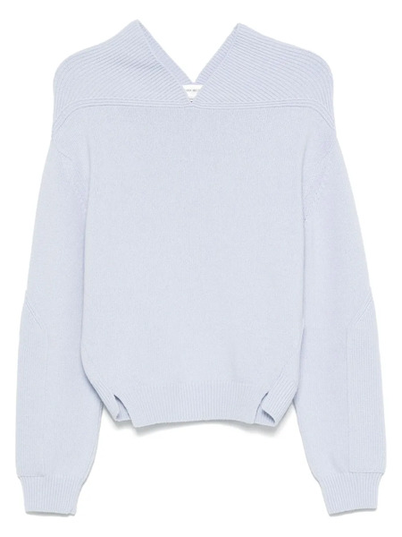  Victoria Beckham V-neck Sweater - Blue 
