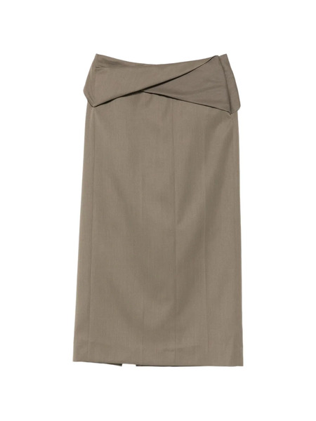  Victoria Beckham Wrap Skirt - Green 