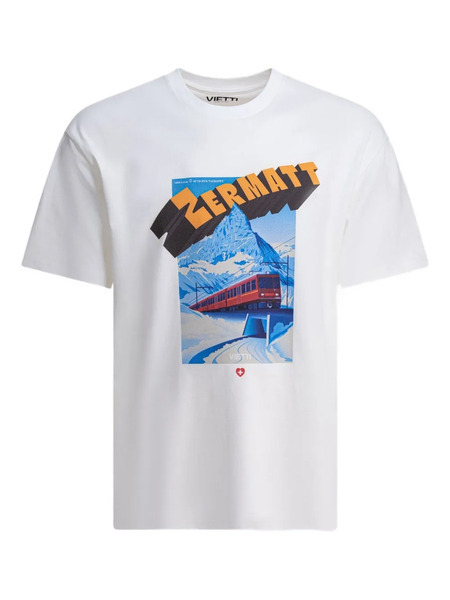  Vietti Merchandise Crew-neck Graphic T-shirt - White 