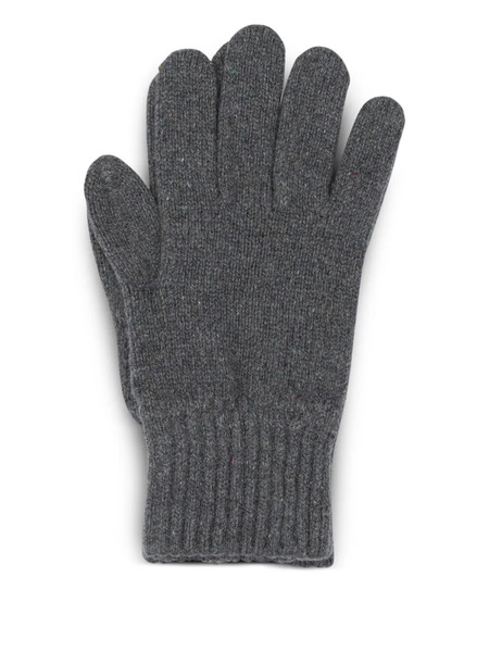  Vietti Merchandise Ribbed-trim Gloves - Grey 