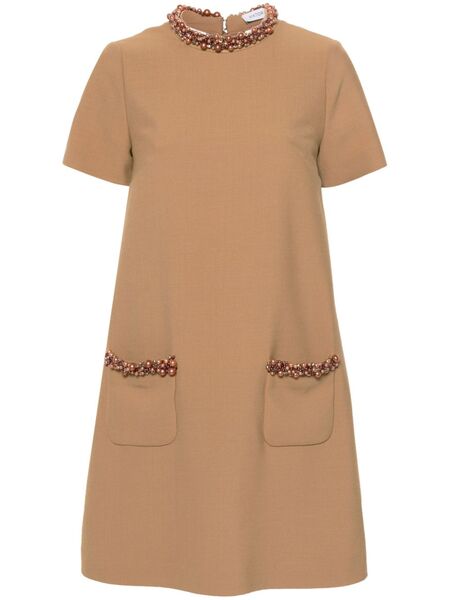  Viktor & Rolf Bead-embellished Dress - Brown 