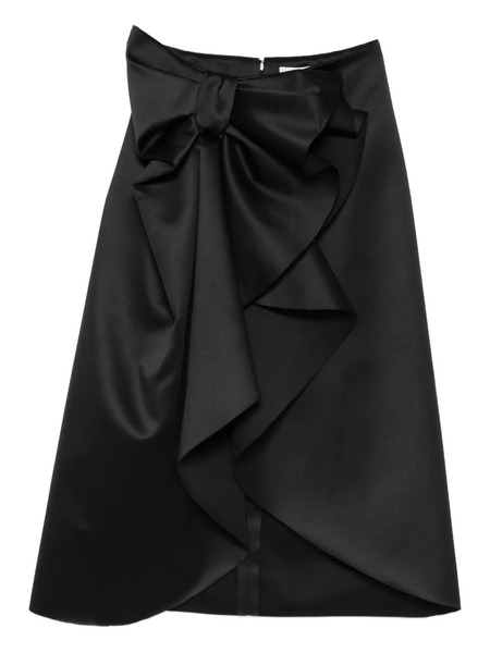  Viktor & Rolf Bow-embellished Midi Skirt - Black 