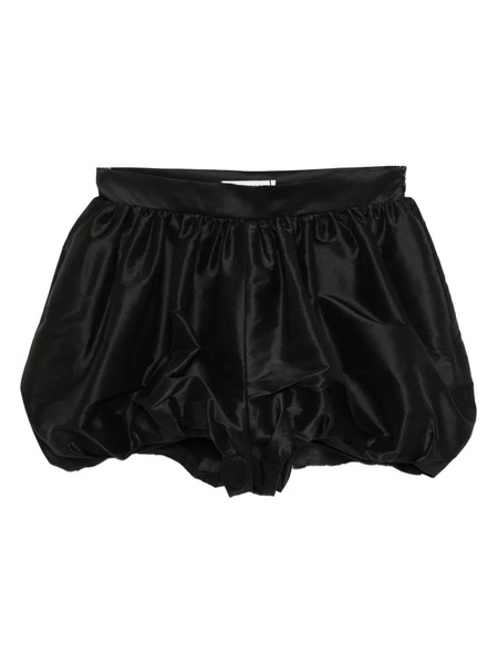  Viktor & Rolf Bubble-hem Satin Shorts - Black 