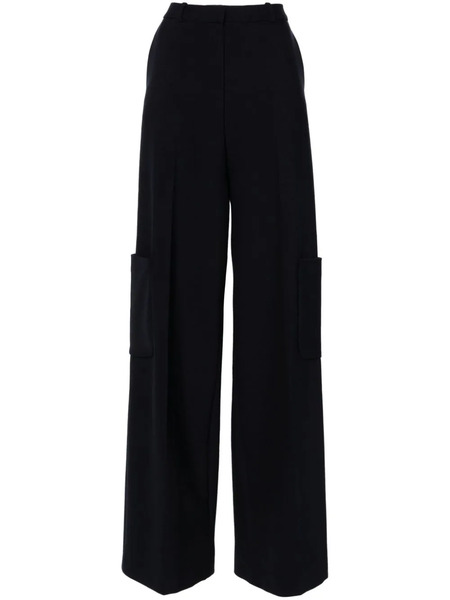  Viktor & Rolf Cargo-pockets Wide-leg Trousers - Blue 