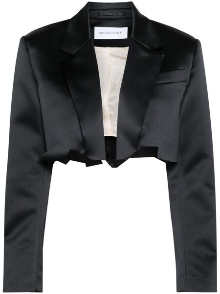  Viktor & Rolf Cropped Blazer - Black 