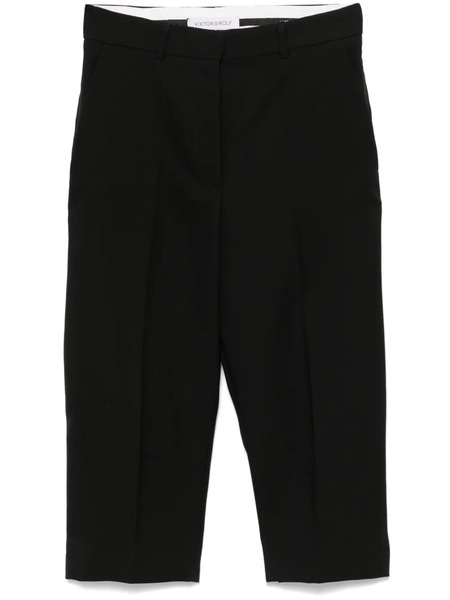  Viktor & Rolf Cropped Trousers - Black 