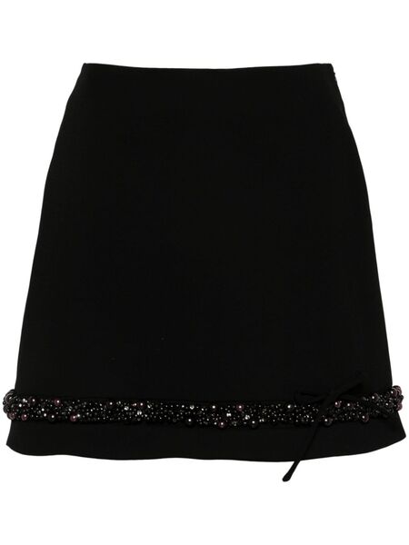  Viktor & Rolf Embellished Mini Skirt - Black 