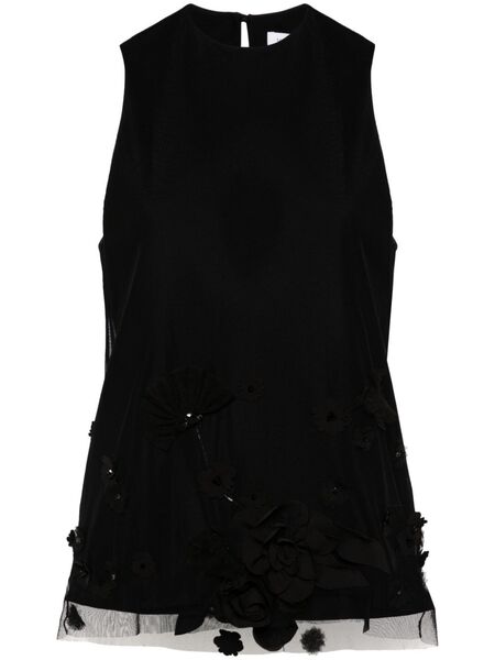  Viktor & Rolf Floral-embroidery Blouse - Black 