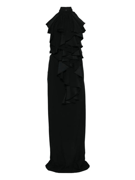  Viktor & Rolf Jabot-collar Gown - Black 