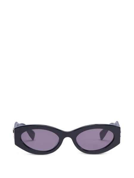 Viktor & Rolf Oval-frame Sunglasses - Black 