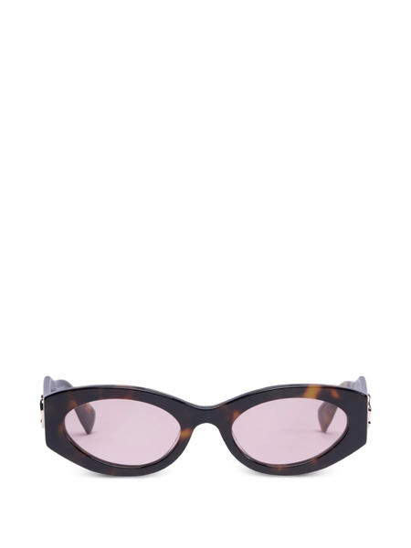  Viktor & Rolf Oval-frame Sunglasses - Brown 