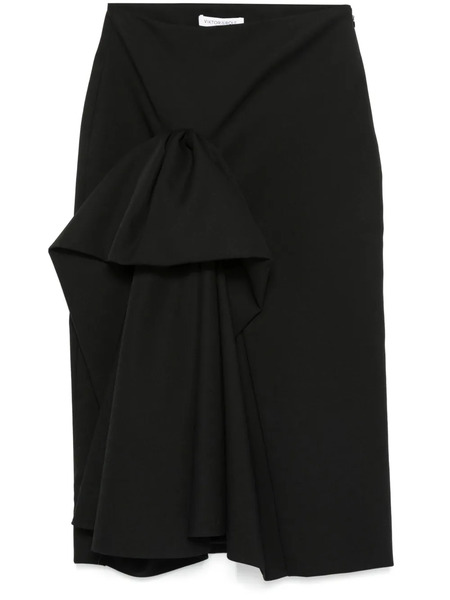  Viktor & Rolf Ruffle-detail Midi Skirt - Black 