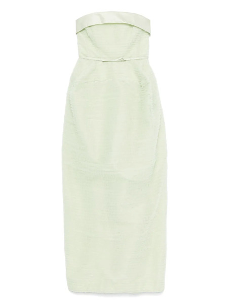 Viktor & Rolf Ruffled Maxi Dress - Green 