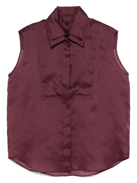  Viktor & Rolf Sleeveless Button-down Shirt - Red 