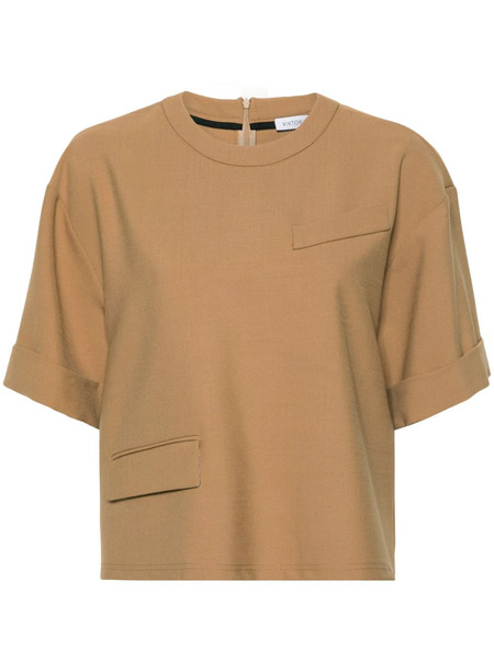  Viktor & Rolf Suiting Twill-weave T-shirt - Brown 