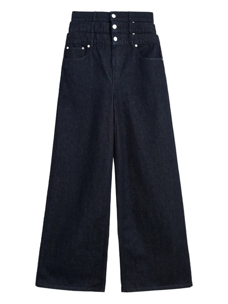  Viktor & Rolf Triple Layered-waist Jeans - Blue 