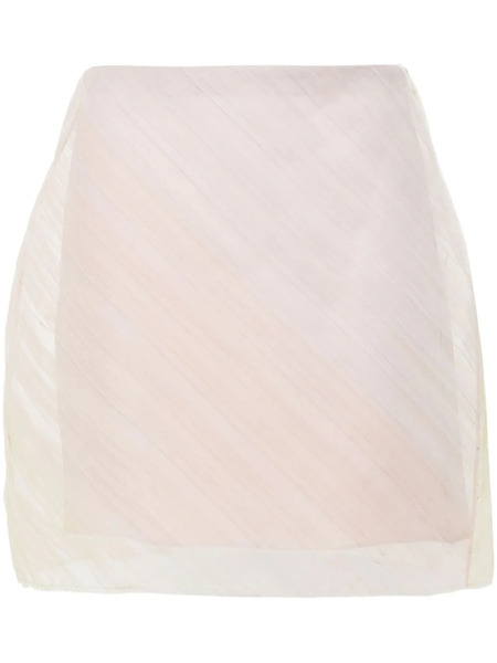  Viktor & Rolf Tulle-overlay Mini Skirt - Pink 