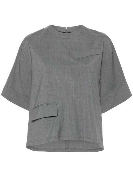  Viktor & Rolf Wool Top - Grey 