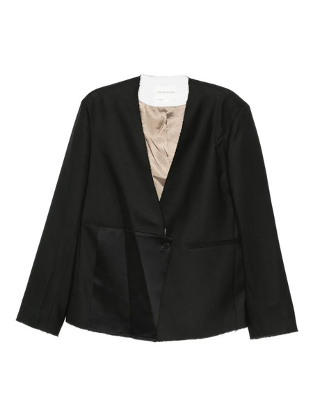 Viktoria Chan Panelled Blazer - Black 