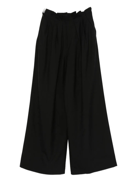 Viktoria Chan Pleated Trousers - Black 