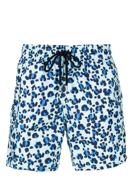  Vilebrequin Abstract-pattern Swim Shorts - Blue 