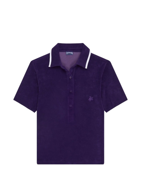  Vilebrequin Buttoned Collared Polo Shirt - Purple 