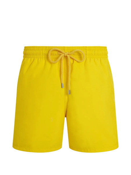  Vilebrequin Drawstring Swim Shorts - Yellow 