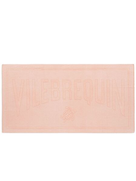  Vilebrequin Jacquard-logo Beach Towel - Orange 