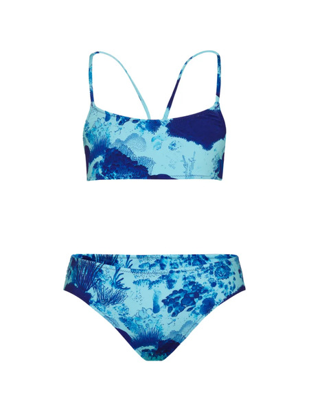 Vilebrequin Kids Crossover-straps Bikini - Blue 