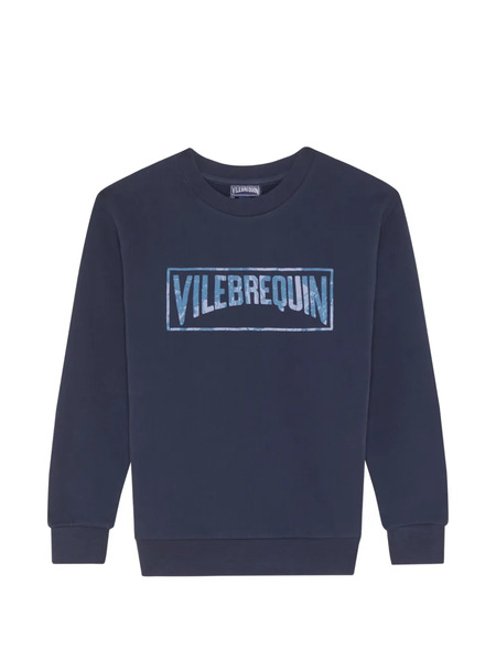  Vilebrequin Kids Flocked Sweatshirt - Blue 