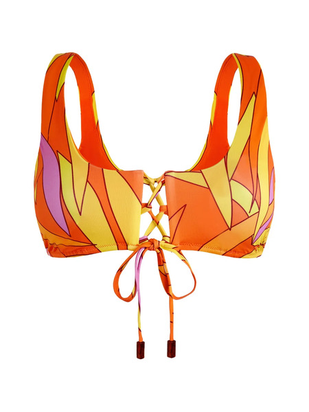  Vilebrequin Madrague Bikini Top - Orange 
